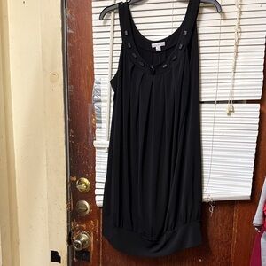 Enfocus Studio Sleeveless Black Maxi Dress